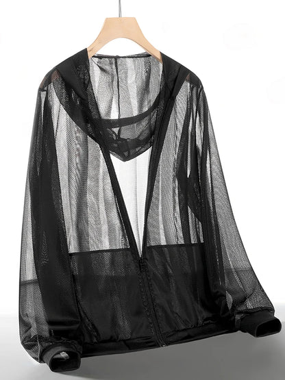 UPF 50+ Sun Protection Jacket for Men – Ultra-Light Hooded Skin Coat