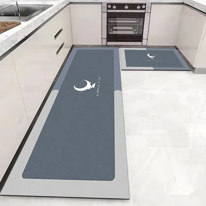 Anti-Slip Kitchen Floor Mat Set – Soft Washable Area Rug for Kitchen, Bedroom & Hallway