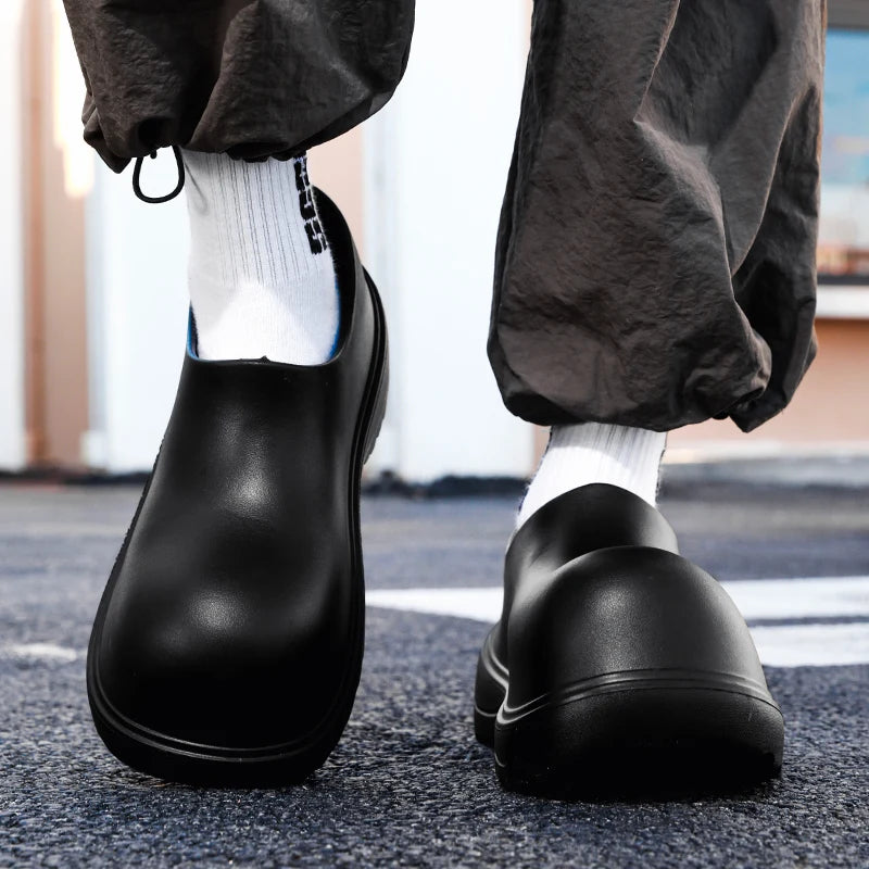 EVA Slip-On Clogs with Fleece Lining – Unisex Waterproof Shoes