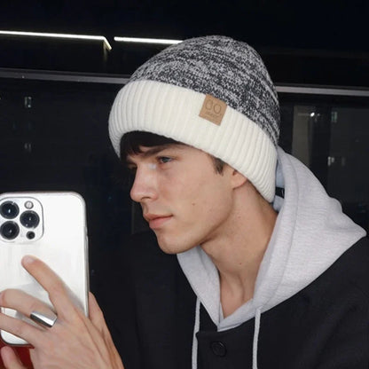 Fleece-Lined Knit Beanie – Warm Winter Hat for Men & Women
