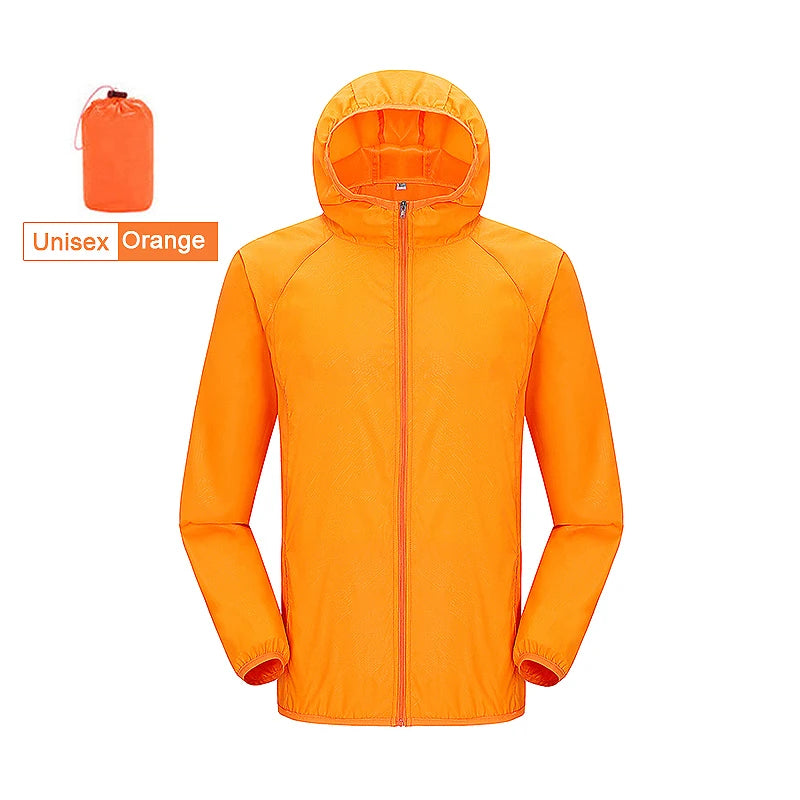Waterproof Hiking Windbreaker Jacket – Unisex Quick-Dry Outdoor Rain Jacket