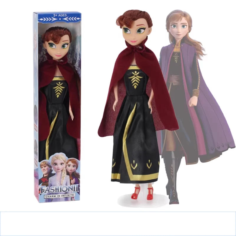 Frozen Princess Elsa & Anna Fashion Doll – 8 Styles, Movable Joints
