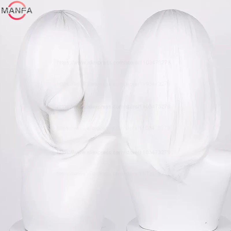 Anime Cosplay Wig - 40cm Medium Straight Wig with Bangs