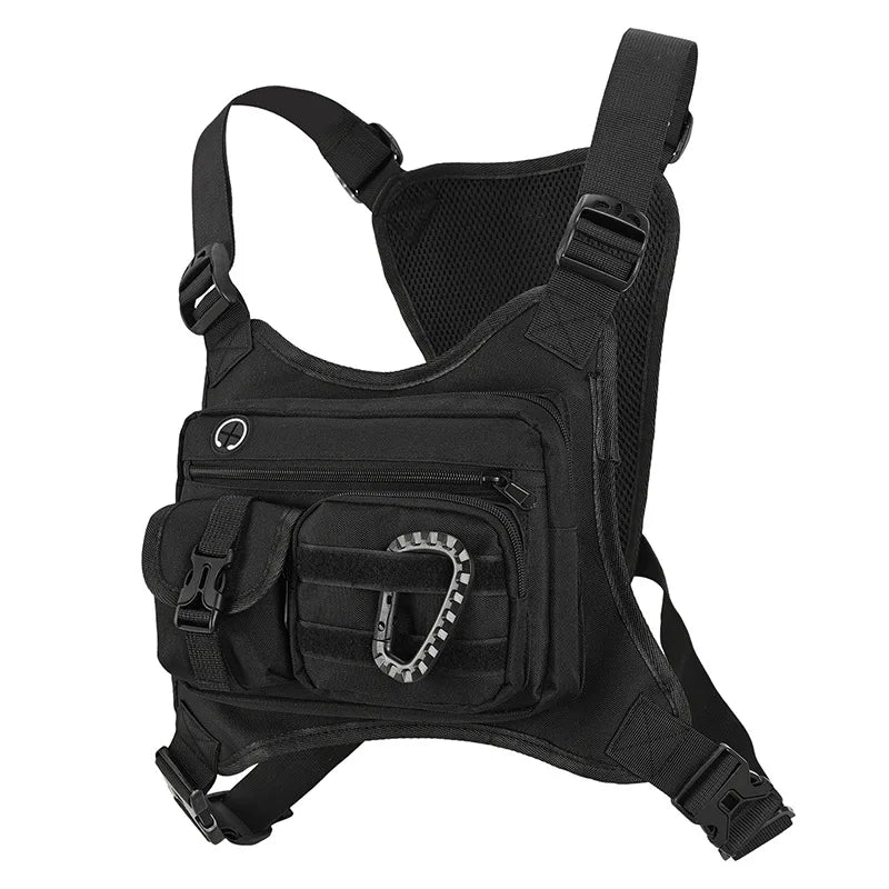 Tactical Chest Bag – Men's Outdoor Vest Rig with Multi-Pockets