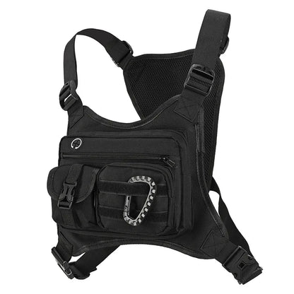 Tactical Chest Bag – Men's Outdoor Vest Rig with Multi-Pockets
