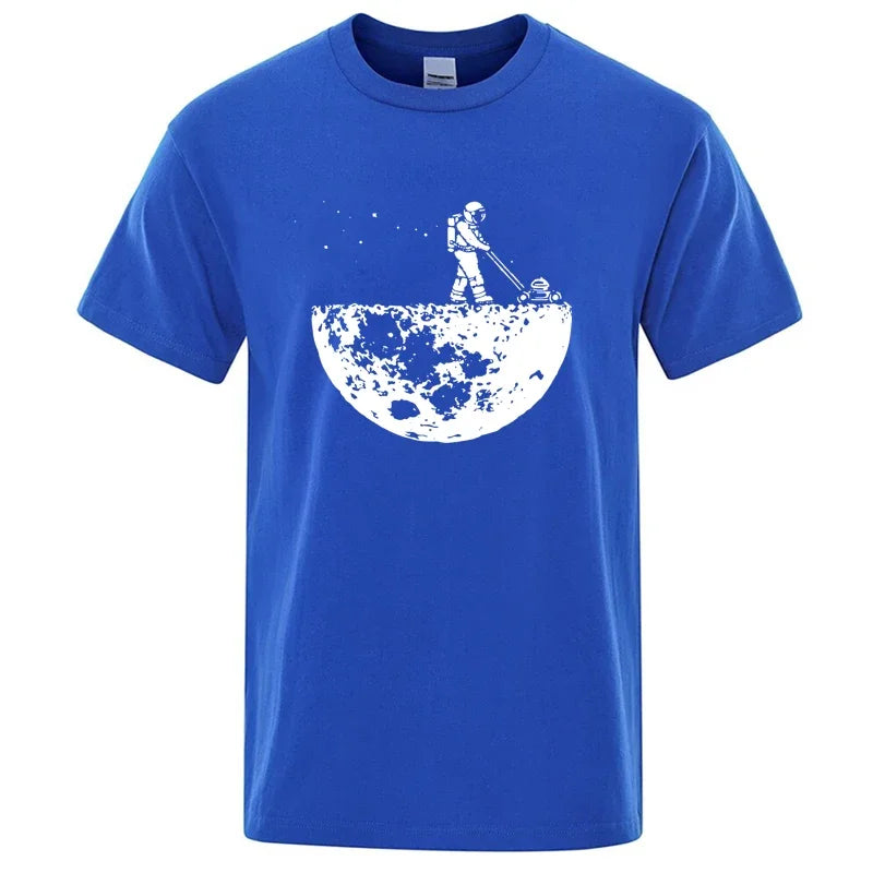 Lunar Cleaner Graphic T Shirt Funny Cotton Blend Tee