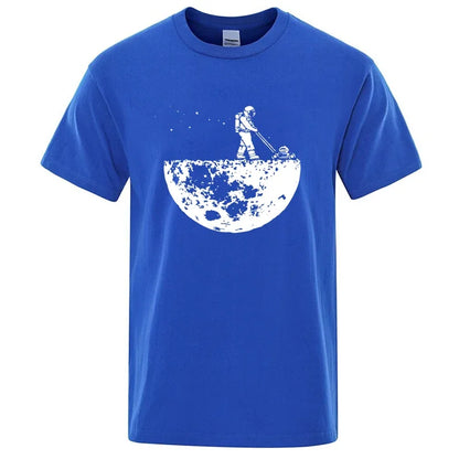Lunar Cleaner Graphic T Shirt Funny Cotton Blend Tee