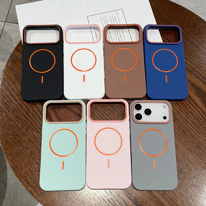 Ultrathin Simple Magnetic Phone Case Iphone 11 12 13 14 15 16 17 18 Pro Max Air Wireless Charging