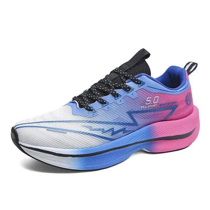 Carbon Plate Running Shoes – Soft Cushion Shock-Absorbing Unisex Sneakers