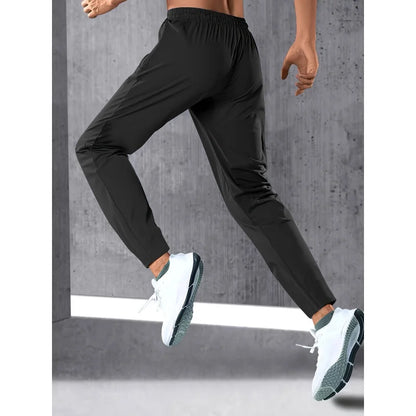 Men's Slim Fit Jogger Pants with Zip Pockets – Plus Size