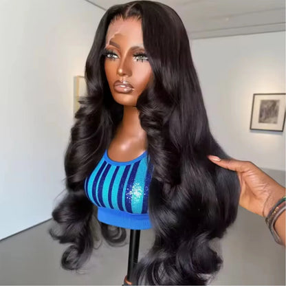 Raw Peruvian Body Wave Lace Front Wig – 250 Density Human Hair