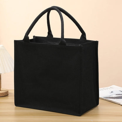 Canvas Tote Bag Large Capacity – Thickened Handheld Bag for Men & Women