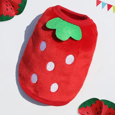Winter Dog Vest Sweater for Small Dogs & Cats – Warm Flannel Jacket
