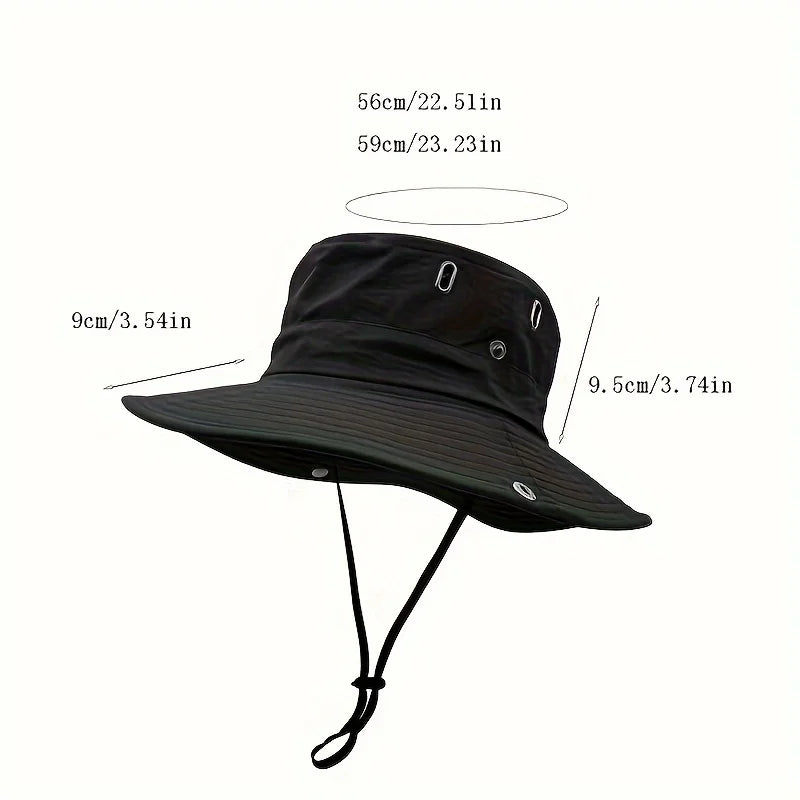 Waterproof Bucket Hat – Men's Breathable Outdoor Sun Hat