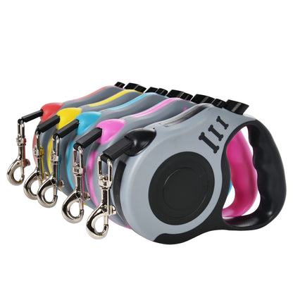 Retractable Dog Leash – Durable Nylon Lead for Dogs & Cats