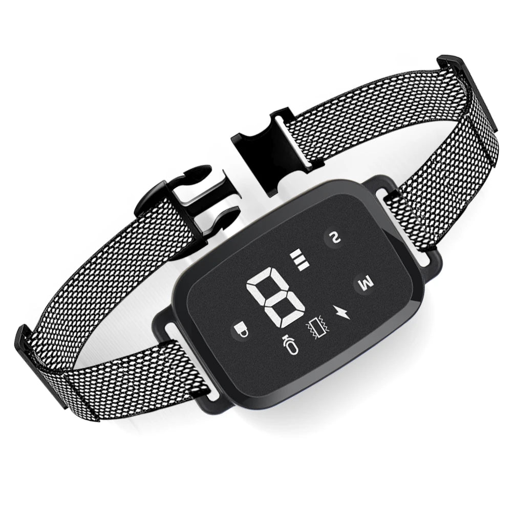 Anti-Bark Dog Collar – Smart Automatic Bark Stopper with HD Display