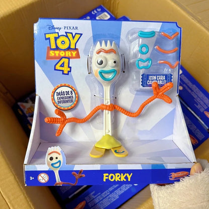 Toy Story 4 Forky Action Figure – 18cm with Interchangeable Faces