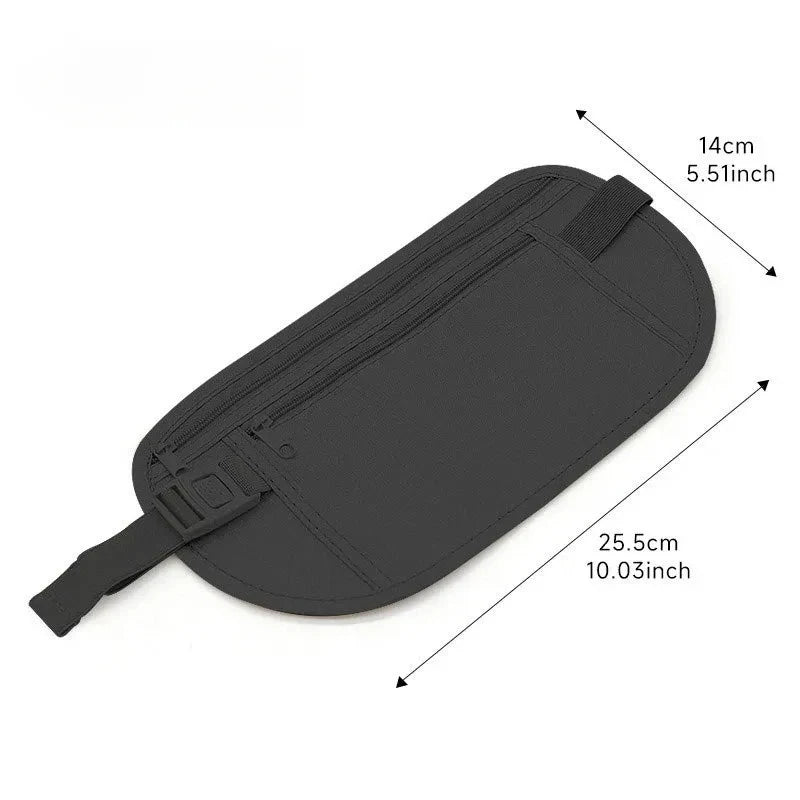 Hidden Money Belt Anti-Theft Travel Waist Pouch