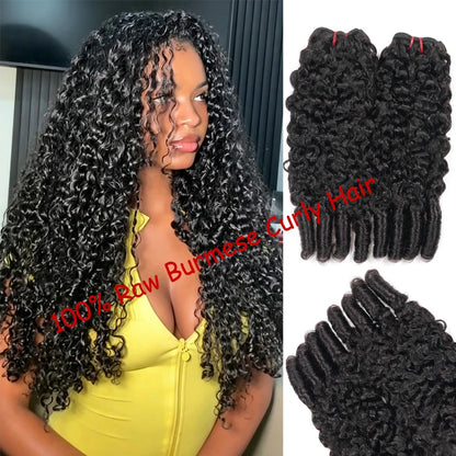 Mink Burmese Curly Bundles 100 Raw Human Hair Deep Wave 3 4 Bundle Vietnamese Virgin Weave Women
