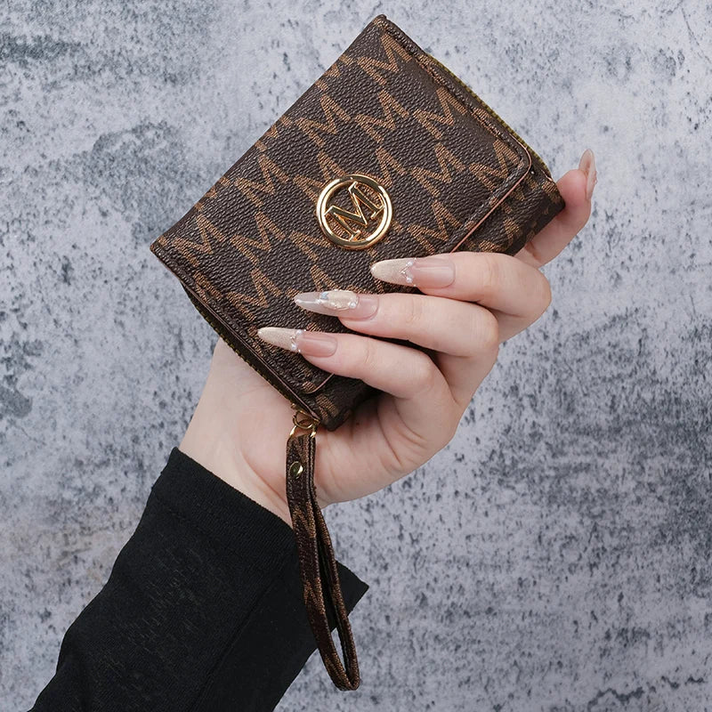 Women's Short PU Leather Wallet – Luxury Coin Purse