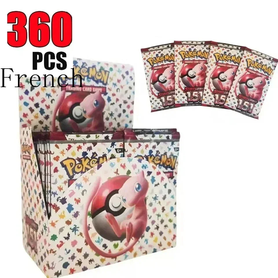 French Pokemon Cards 360 Pieces Booster Box Set