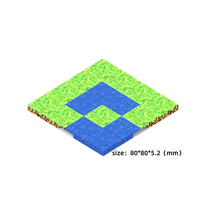 Magnetic Building Block Base Plate – Compatible Puzzle Toy for Kids