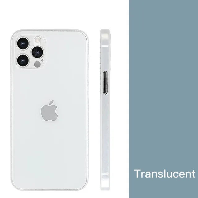 0 2mm Ultra Thin Matte Pp Case Iphone 11 12 13 14 15 Pro X Xr Xs Max Mini 7 8 Plus Se 2020 Clear