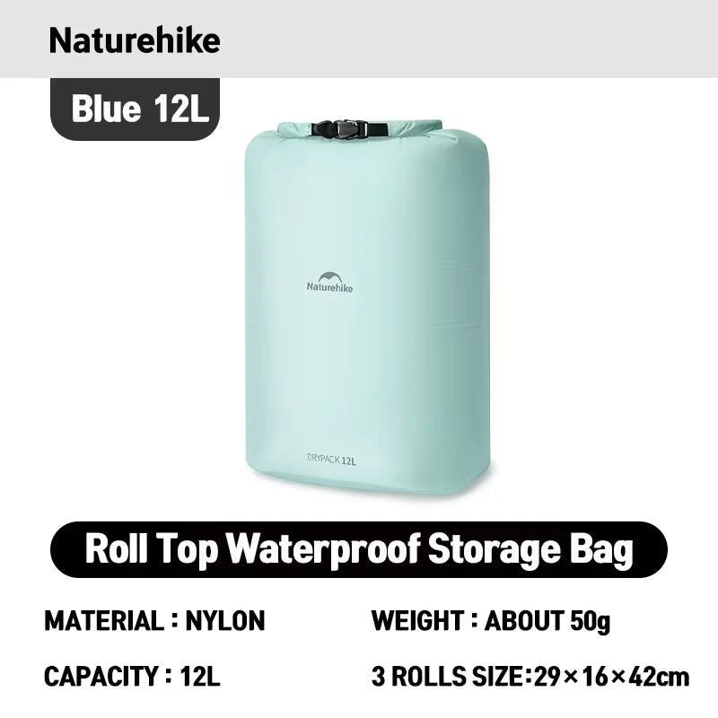 Naturehike Waterproof Dry Bag – Lightweight Roll Top Storage Sack