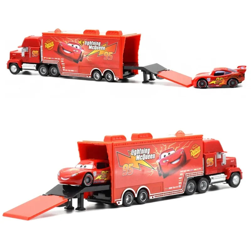 Pixar Cars Die-Cast Toy – Lightning McQueen, King & Ramirez
