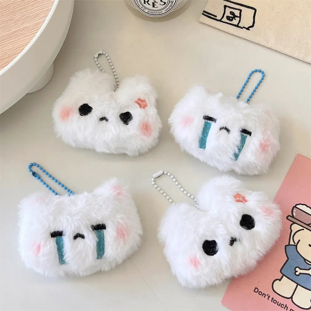 Cute Plush Bear Keychain Pendant – Bag Charm & Backpack Accessory