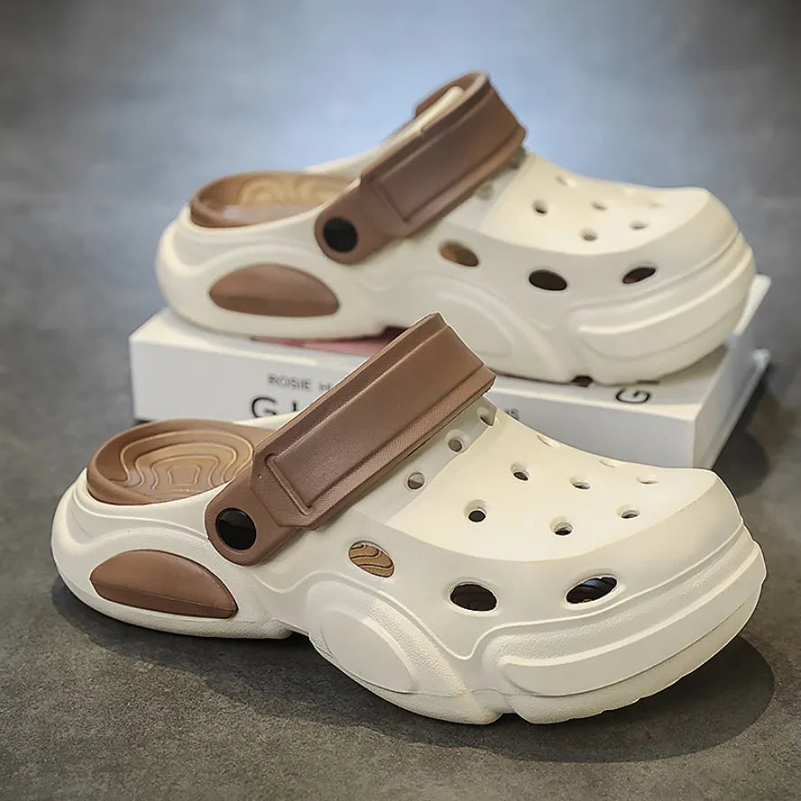 Men's EVA Clog Sandals – Chunky Platform & Adjustable Strap