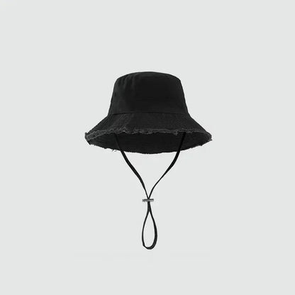 Women's Wide Brim Bucket Hat – Summer Beach Panama Sun Hat