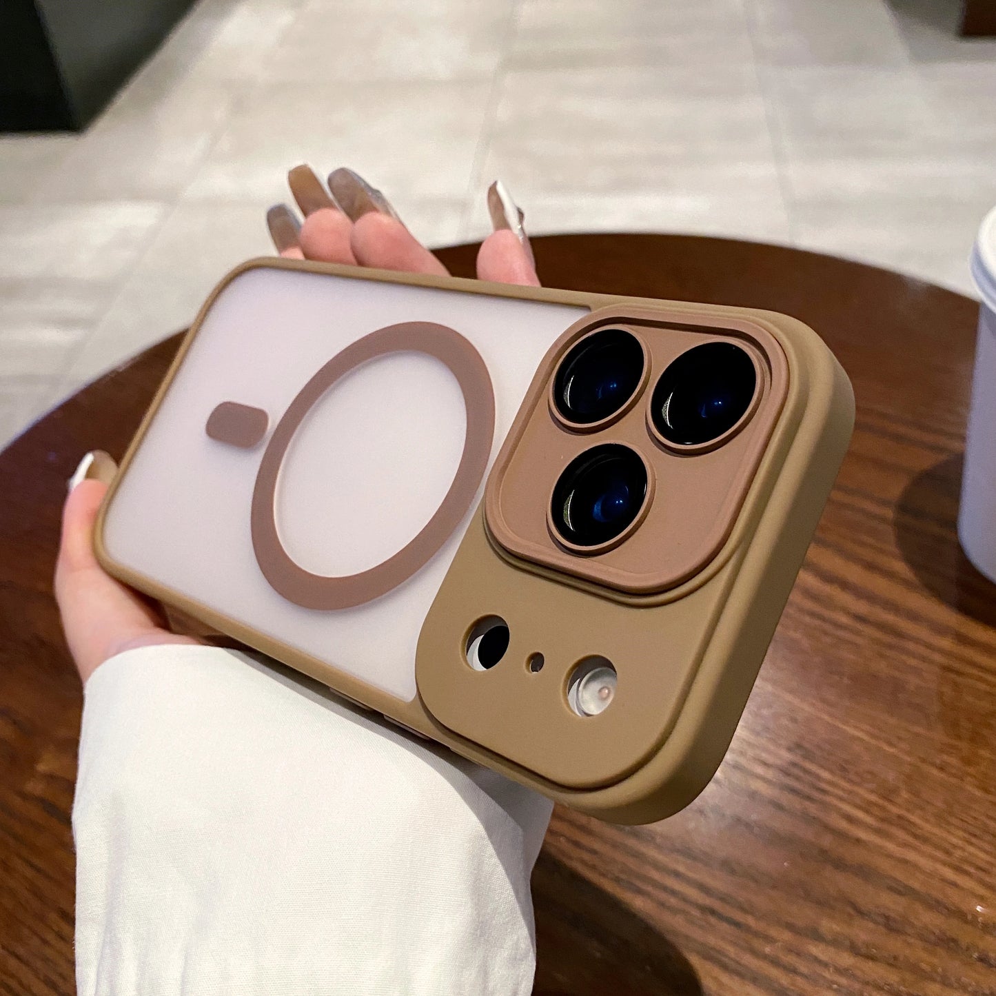 Luxury Matte Magnetic Wireless Charge Case Iphone 17 Pro Max Air Lens Glass Film Clear Hard Bumper