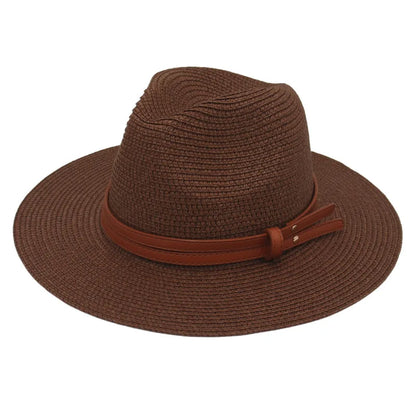 Panama Straw Sun Hat – Unisex Wide Brim Beach & Summer Hat