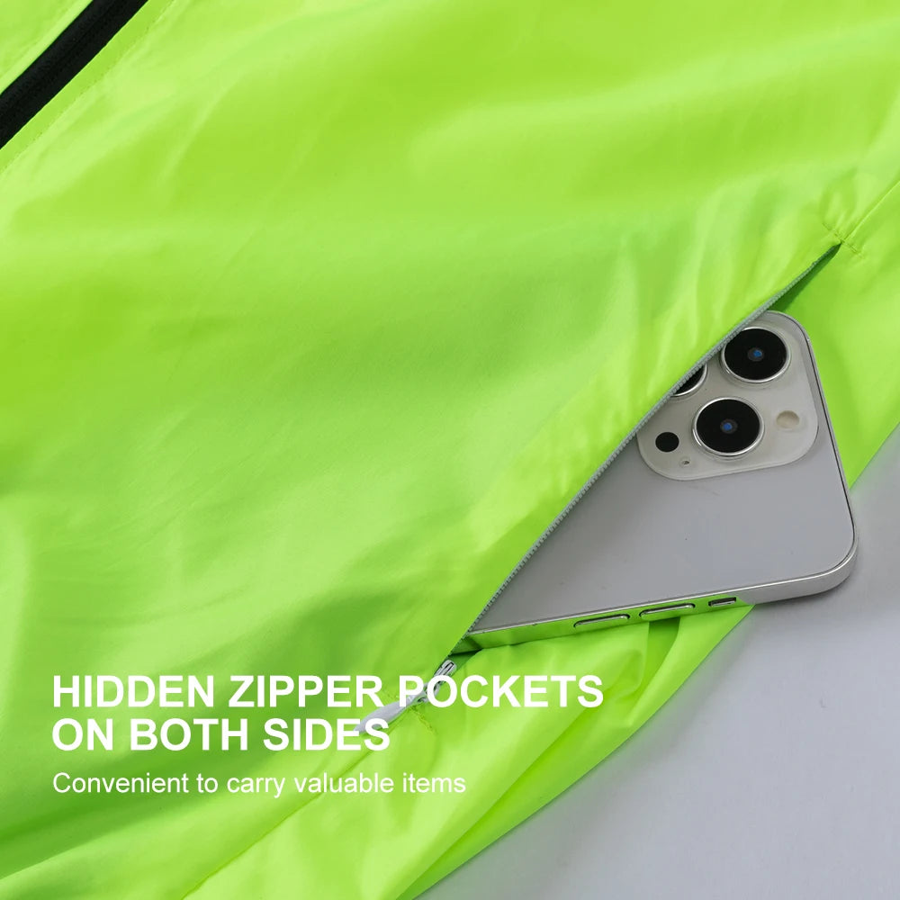Cycling Windbreaker Jacket – Waterproof Reflective MTB & Road Bike Coat