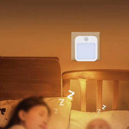 Night Light Motion Sensor Led Eu Us Plug Lamps Children S Night Light Wireless Lamp Bedside Table