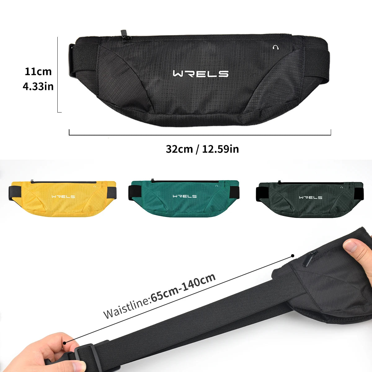 Running Waist Pack – Ultra-Thin Waterproof Sports Belt Bag