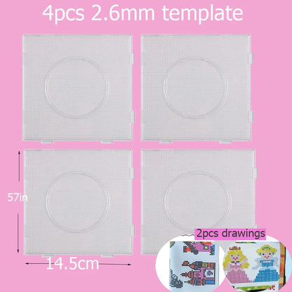 Hama Beads Kit – Fuse Bead Set with Pegboards & Iron
