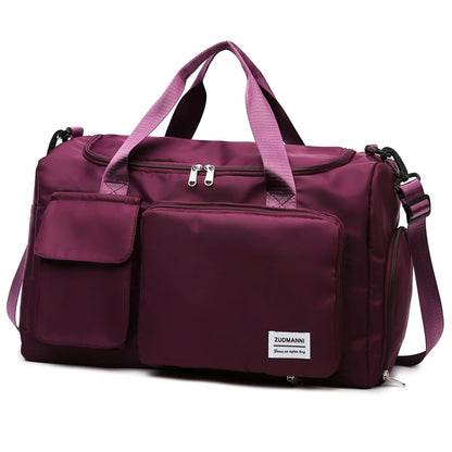 Weekender Duffle Bag – Large Carry-On Travel Bag with Shoe Compartment