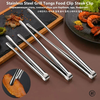 Super Grip Non-Slip Kitchen Tongs - Wide-Tip Stainless Steel Design Effortless Cooking