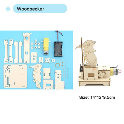DIY STEM Science Experiment Kit for Kids – Handmade Assembly Model Toy (32 Designs)