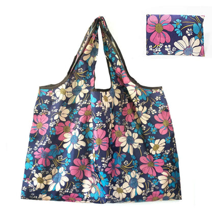 Reusable Foldable Shopping Tote Bag – Large Capacity Grocery Bag