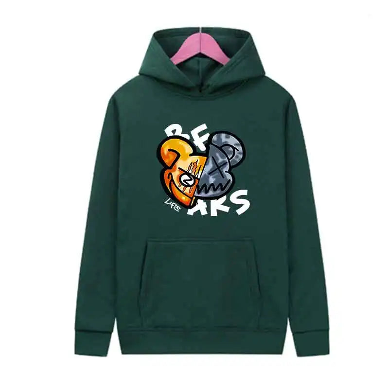Creative Graphic Hoodie Casual Streetwear Sweatshirt