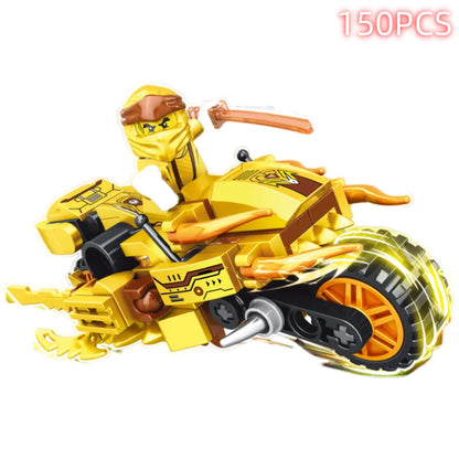 Ninja Dragon Building Blocks Set – Mini Action Figure Toy