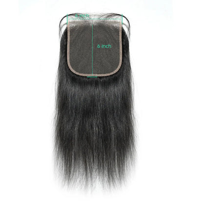 Straight Human Hair Lace Closure & Frontal - Remy Hair