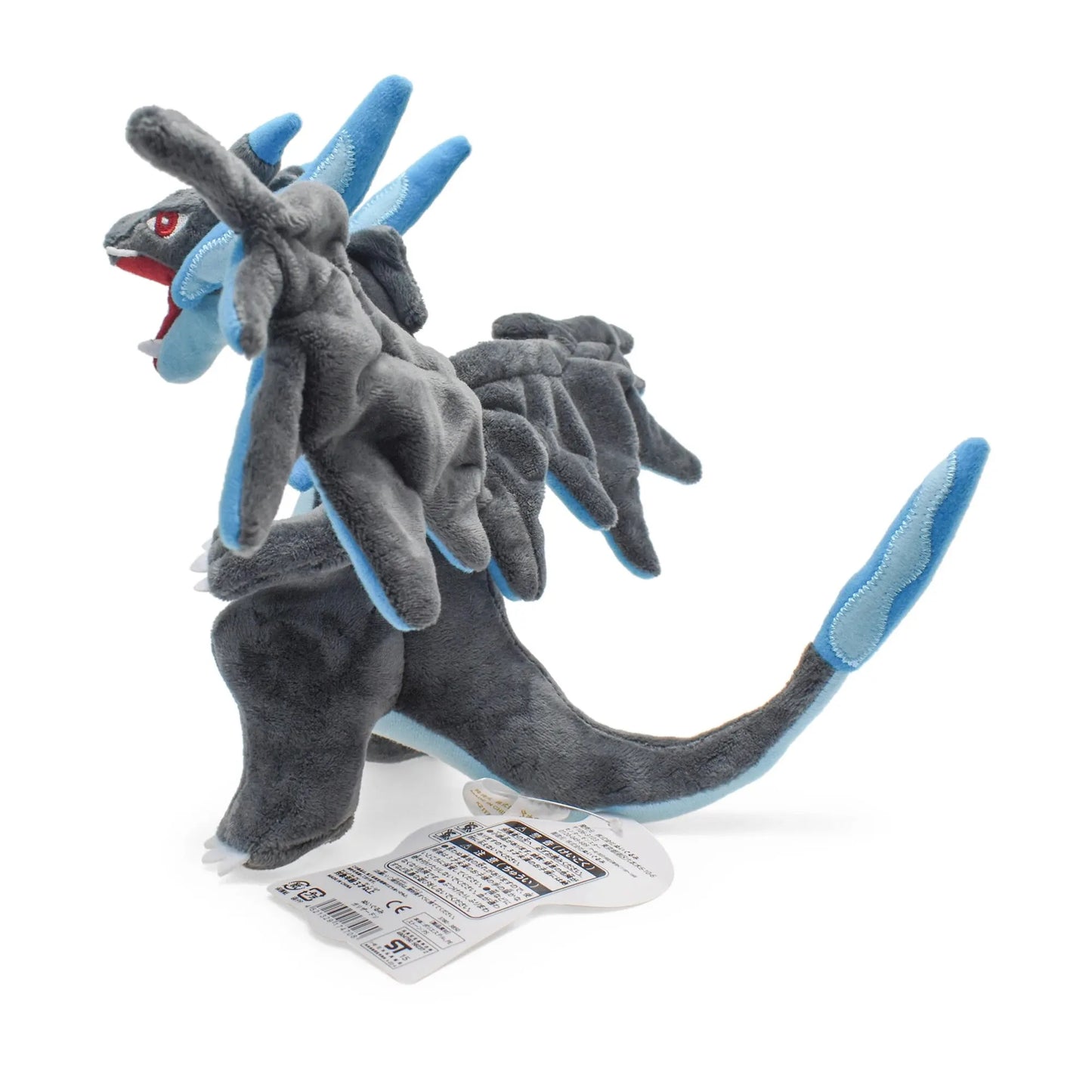 Mega Charizard X Plush Toy – Soft Stuffed Pokemon Doll 9 Inch