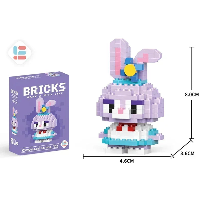 Disney Tsum Tsum Mini Building Blocks – Cartoon Micro Brick Figures