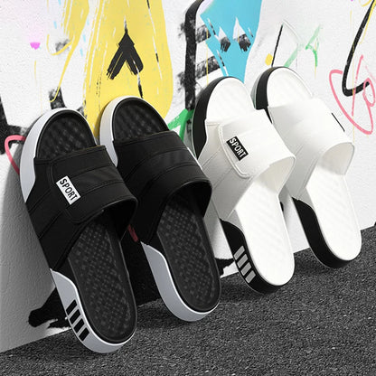 Men's Sport EVA Slippers – Soft Sole Plus Size Indoor & Outdoor Slides