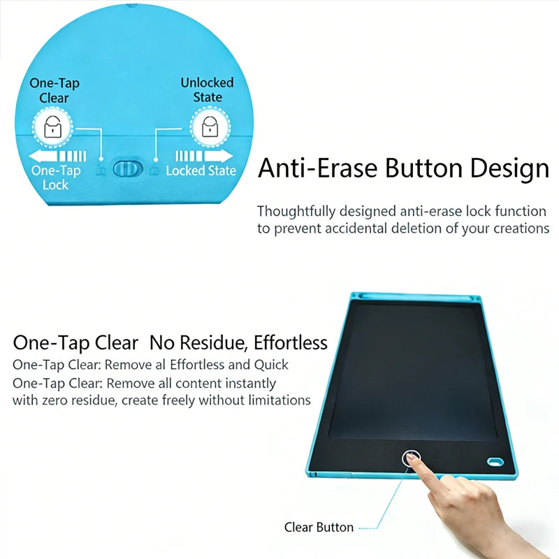 8.5-Inch LCD Writing Tablet – Kids Drawing & Doodle Board