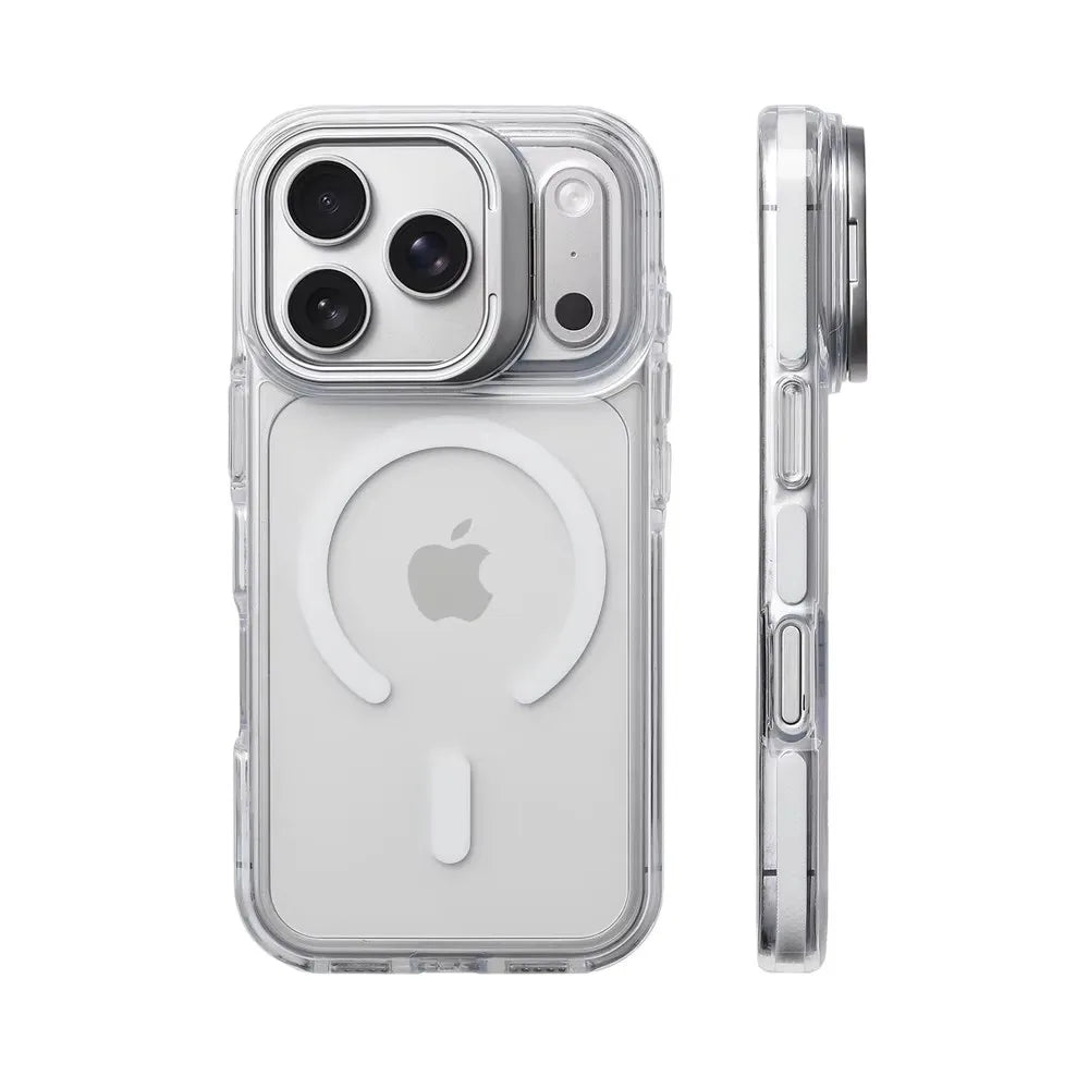 Luxury Magnetic Shockproof Clear Bumper Case Iphone 17 Pro Max Air 16 15 14 13 12 Plus Magsafe Lens